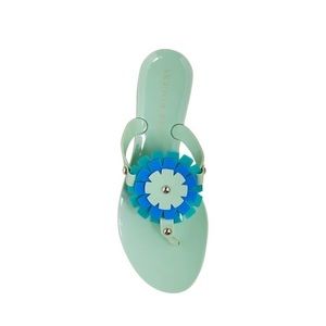 NIB Jack Rogers Belly Jelly Sandals in Mint